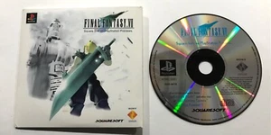 Final Fantasy VII 7 Preview Demo Disc w/ Sleeve Sony Playstation Authentic Ps1 - Picture 1 of 1