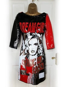 GUESS *Rare* Full Sequinned 'Dream Girl' Bodycon Dress, Size XS 8 - BNWT - Picture 1 of 8