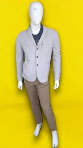 👕 Paul Smith Taille M 👕 Superbe veste gris beige homme en coton et lin - Imagen 1 de 6