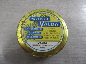 SCATOLA DI LATTA Vintage PASTIGLIE VALDA anni 60-70 MILANO LR354 - Imagen 1 de 1