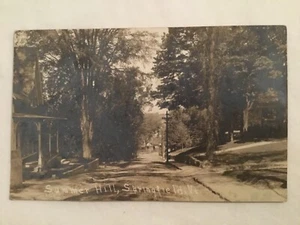 Postal antigua RPPC, SUMMER HILL, SPRINGFIELD, DE COLECCIÓN VERMONT 1916 - Imagen 1 de 2