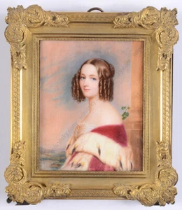 Em. Th. Peter "Marie Amalie, Duchess of Hamilton, Princess of Baden ", 1840s - Picture 1 of 10
