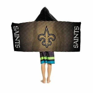 New Orleans Saints Youth Hooded Extra Large 22" x 51" Juvy Towel - Picture 1 of 1
