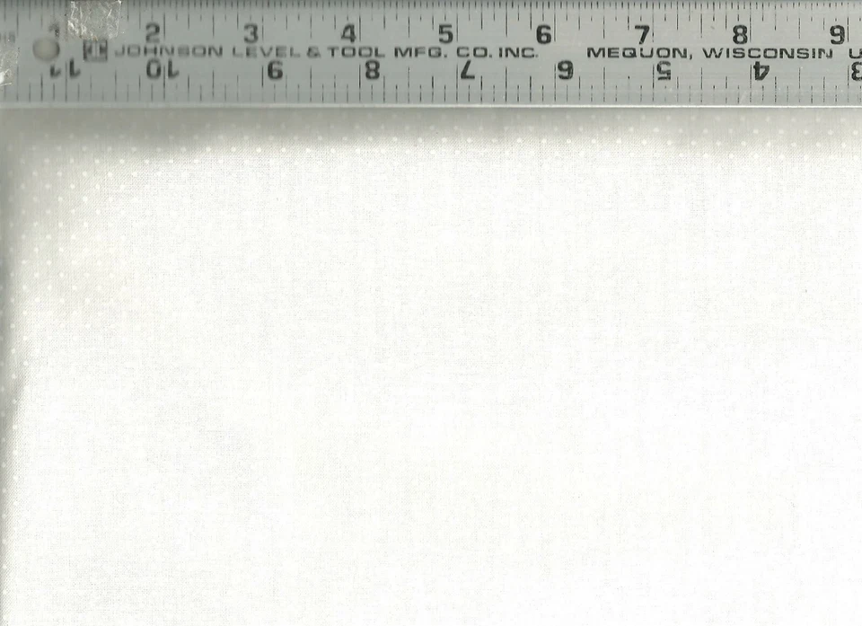 Quilting Treasures ~ Illusions White on White Dots 100% Cotton Quilt Fabric BTY - Image 1 of 1