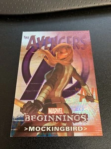 Tarjeta SSP holograma Mockingbird 2012 UD Marvel Beginnings Series 3 Avengers HA-20 - Imagen 1 de 6