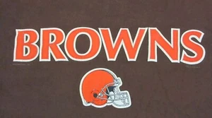 VTG Lee Sport T-Shirt 2X Cleveland Browns Football Textured Stitched Y2K 90s - Picture 1 of 11