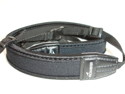 PROMASTER Quick release camera NECK STRAP , Neoprene , Black   #4522 - Image 1 of 4