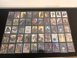50 Card Topps Chrome Galaxy FINEST Star Wars Refractor BASE Lot LOADED RESALE 2 - Picture 1 of 2