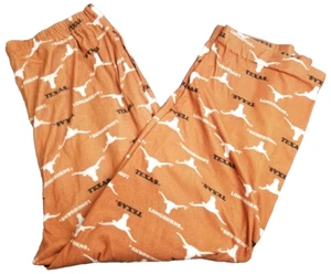 Texas Longhorns Lounge Pants Men L Flannel AOP Vtg Y2K Pajama 38x25 NCAA - Picture 1 of 18