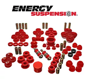 ENERGY SUSPENSION HYPER FLEX SYSTEM FOR ACURA INTEGRA 90-93 16-18104R ( RED ) - Picture 1 of 1