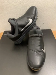 Nike Tour Premiere Golf PGA Black Silver Shoes Cleats (AO2241-002) Mens Size 9 - Picture 1 of 12