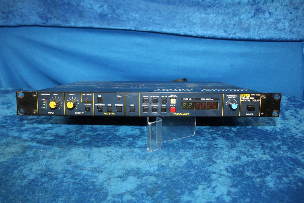 KORG SDD-2000 Sampling Digital Delay Effect Unit 117 Volt Made in