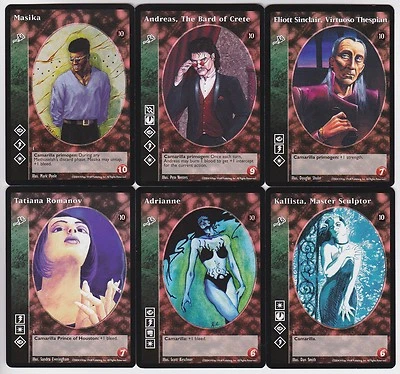 Toreador Big Cap Crypt G1 Vampires V:TES VTES Vampire CCG - Image 1 of 2