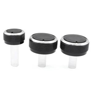Panel Turning Switch Knob Buttons For Skoda Octavia 3Pcs Heater A/C Control Knob - Picture 1 of 11