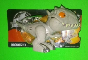 JURASSIC WORLD Snap Squad RARE Indominus Rex Wave 1 Short Card Mattel - Picture 1 of 7