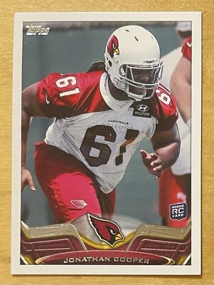 Jonathan Cooper Rookie 2013 Topps Football #274 Arizona Cardinals NM-MT - Image 1 of 3