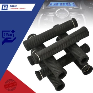 8*1200° Spark Plug Wire Boot Heat Shield Protector Sleeve SBC BBC 350 454 Black - Picture 1 of 6