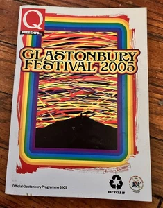 Programa del Festival de Glastonbury 2005 White Stripes Q Coldplay Van Morrison - Imagen 1 de 7