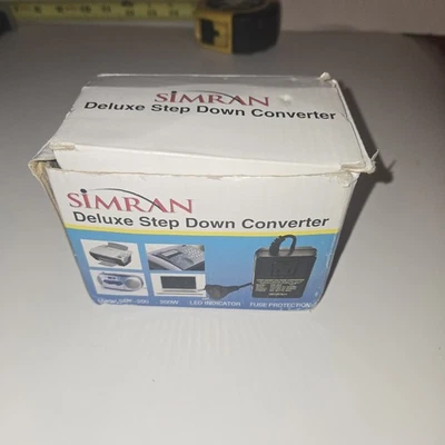 Simran Deluxe Step Down Converter International 200 Watts To US 120 Watt SMF-200 - Image 1 of 4