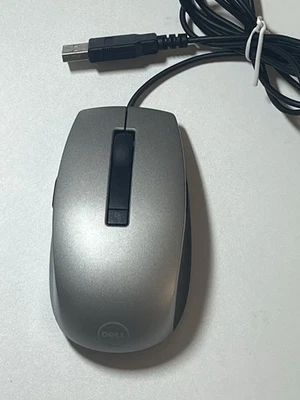 DELL MOCZUL USB WIRED MOUSE WITH 6-BUTTONS + ADJUSTABLE DPI - GREY AND BLACK - Image 1 of 4
