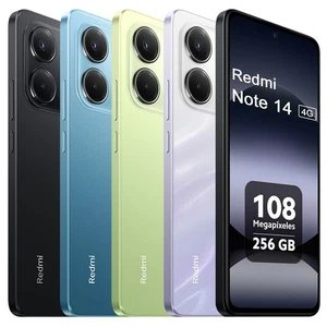 Smartphone Xiaomi Redmi Note 14 8GB+256GB 6.67" AMOLED 4G 108MP 5500mAh HyperOS - Imagen 1 de 10