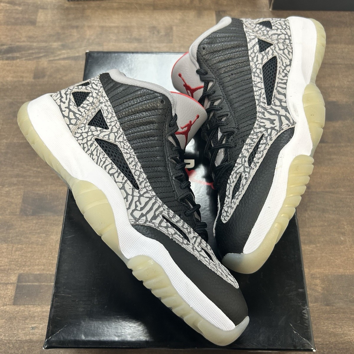 Jordan 11 Retro IE Low Black Cement for Sale | Authenticity Jordan 11 Retro IE Low Black Cement for Sale | Authenticity