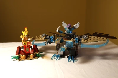 LEGO LEGENDS OF CHIMA: Vardy's Ice Vulture Glider (70141) 99% COMPELTE - Retired - Image 1 of 4