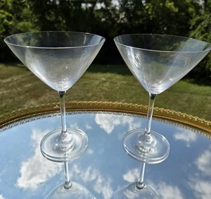 Vasos de cristal Martini clásicos BOHEMIA Crystalite cristal fino transparente para 8 oz - Imagen 1 de 10