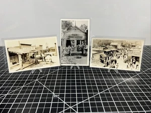 1950er KNOTTS BERRY FARM Geisterstadt Postkarte Lot Post Saloon Schmied - Bild 1 von 12