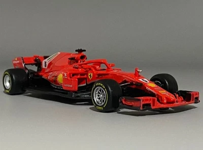 1/43 F1 Ferrari SF71H Sebastian Vettel #5 2nd, 2018 Formula 1 World Championship - Image 1 of 4