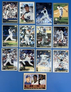 New York Yankees Completo 2000 Topps Juego de 24 Cartas Equipo CAMPEONES DE LA SERIE MUNDIAL - Imagen 1 de 1
