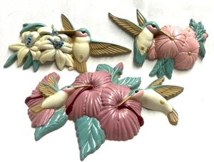 Home Interiors Wandbehang - drei Kolibris - Bild 1 von 2