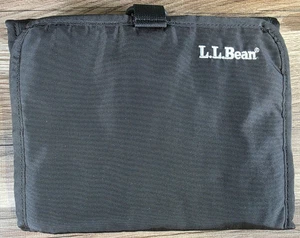 LL Bean Black Small Personal Organizer Toiletry Cosmetic Travel Hanging Bag GORP - Picture 1 of 12