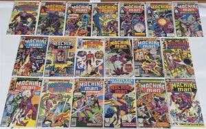 Machine Man #1-19 Marvel Comic komplett gelaufen Posten hohe Qualität Jack Kirby Durchschnittlich Sehr guter Erhaltungszustand + 8,5 - Bild 1 von 4