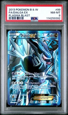 2013 POKEMON BW PLASMA BLAST DIALGA #99 ULTRA RARE PSA 8 NM #114259392 - Image 1 of 2