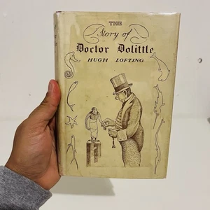 The Story of Doctor Dolittle by Hugh Lofting 1920 42nd Impression Vintage Book - Picture 1 of 17