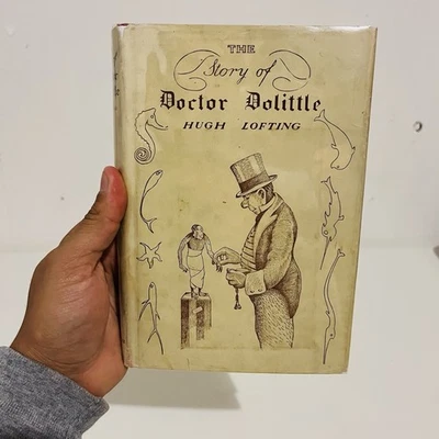 The Story of Doctor Dolittle by Hugh Lofting 1920 42nd Impression Vintage Book - Image 1 of 4