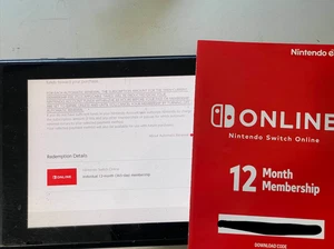 Nintendo Switch 12-Month Membership - Picture 1 of 1