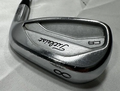 Titleist 620 CB Forged 37” 8 Iron - AMT - X100 Tour White Golf Pride Grip - Image 1 of 4