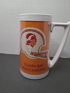 Vintage Tampa Bay Bucaneers Insulated Plastic Beer Stein - Picture 1 of 6