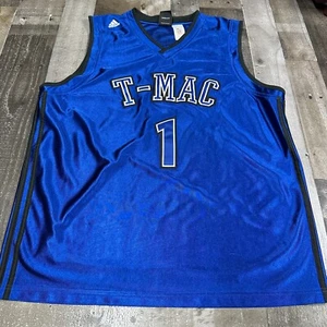 Vintage Orlando Magic Tracy McGrady T MAC Basketball Jersey Mens XL Blue Adidas - Picture 1 of 13