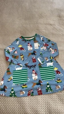 Boden Xmas Tunic Bnwt 7-8  - Image 1 of 2