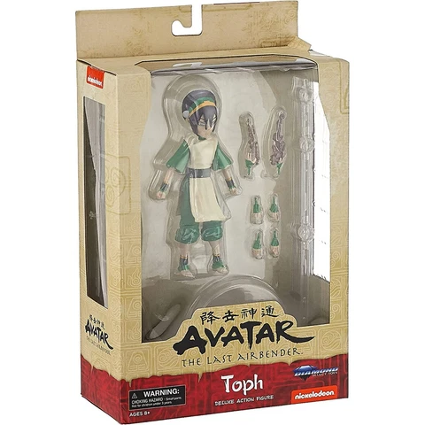 Avatar The Last Air Bender Toph Action Figure Cover