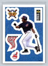 1997 Collector's Choice #NNO Manny Ramirez Stick'Ums Retail NM