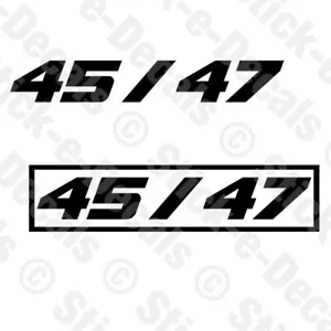 45 47 Donald J. Trump President Truck Car Tumbler Vinyl Decal Sticker 2024 MAGA - Bild 1 von 6