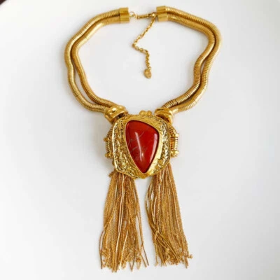 16 «Zara богемное камень подвеска заявление ожерелье ретро женщин вечеринки праздничные ювелирные изделия - Изображение 1 из 4