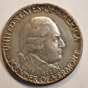 1927 VERMONT HALF DOLLAR***NICE COIN*** - FREE SHIPPING! A5727 - Picture 1 of 2