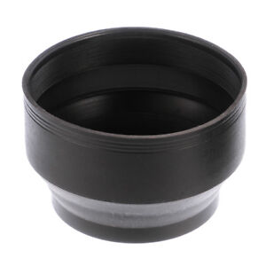 49mm 3in1 3-Stage Collapsible Rubber Lens Hood for Canon Nikon Sony Pentax DSLR
