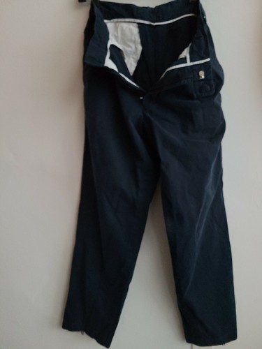 Pantaloni casual vestiti GIANNI VERSACE blu scuro taglia 48 Svizzera Made