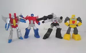 Figuras de PVC Transformers Starscream Optimus Prime Megatron Bumblebee con licencia G1 - Imagen 1 de 6
